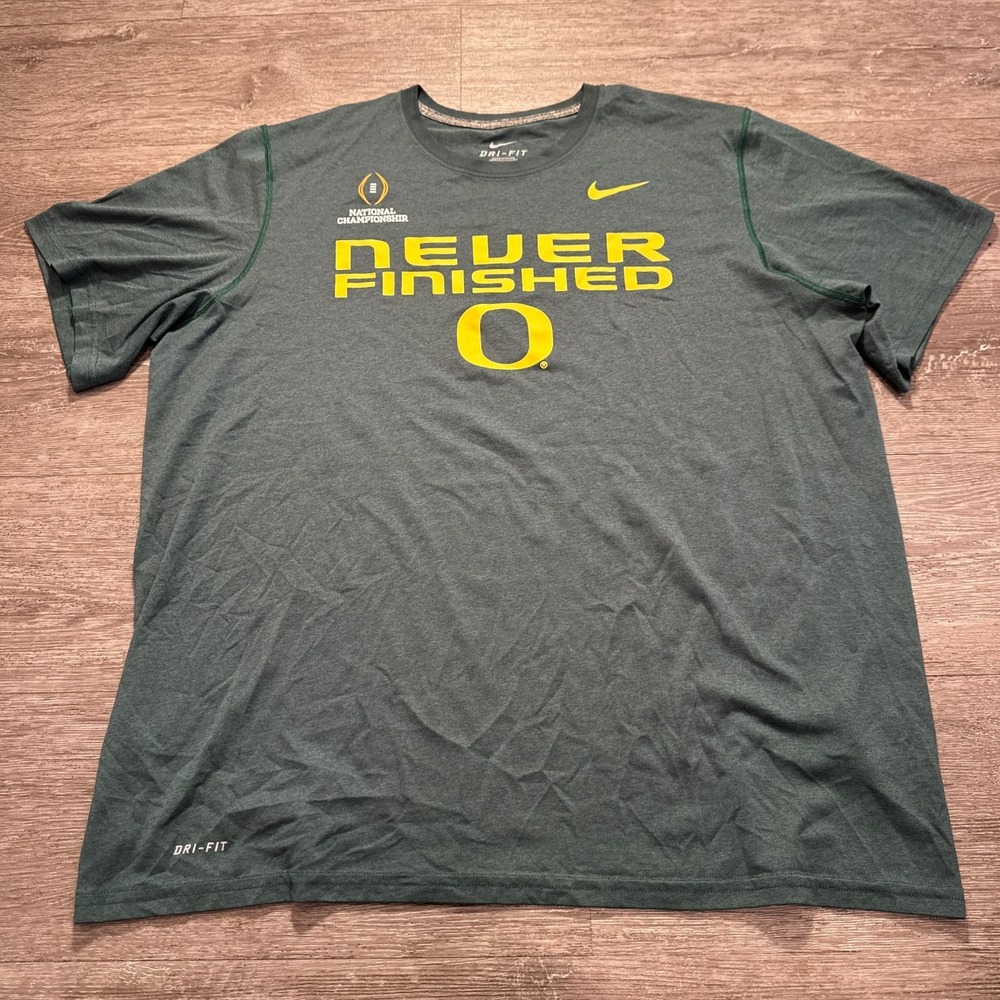 Vintage Nike Oregon Ducks Shirt Adult  XXL Football National‎ Championship 2011